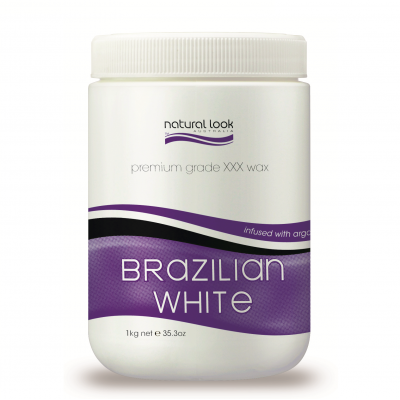 Natural Look Brazilian White Strip Wax 1kg
